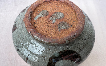 ＜唐津焼＞絵唐津松文筒茶碗 / 茶碗 器 工芸品 / 佐賀県 / 太兵衛窯 [41ADBR021]