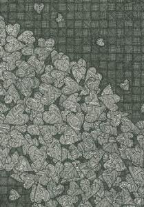 【京都工芸染匠協同組合】石川さゆりさんデビュー50周年記念 コンペ特別賞受賞 付下げ着尺【D】「平和に向かって！」