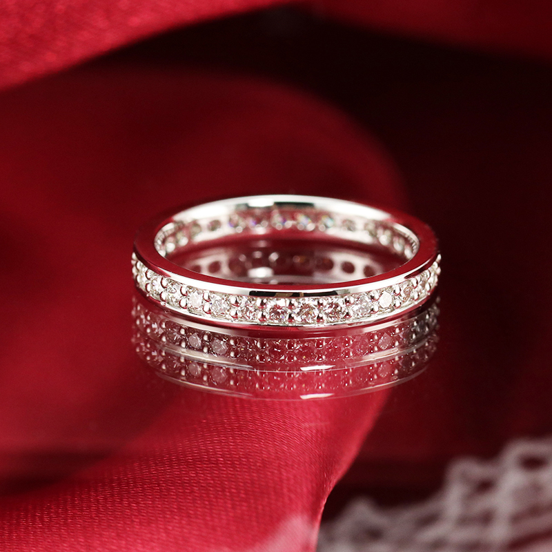 Pt950　0.50ct　ダイヤモンド　フルエタニティリング-R0058