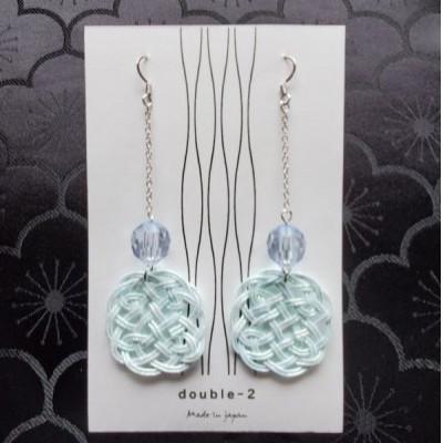 ふるさと納税 野々市市 【金沢水引】NICO　ピアス　ライトブルー |  | 02