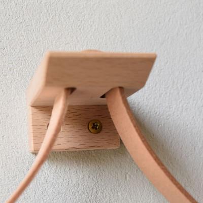 ふるさと納税 河内長野市 本革タオルホルダー ブナ ブラック 国産レザー Teha’amana |  | 03