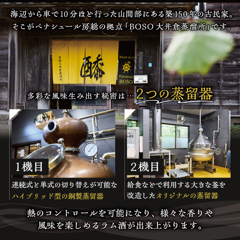 BOSO Rhum blanc Fleur -花-　et Menthe　2本 ラム酒 トラディショナルラム アルコール 飲料