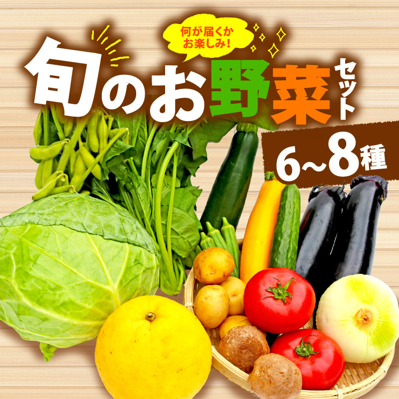 
            野菜 詰合せ 6～8種 おまかせ 旬 まんさいかん ボックス 果物 静岡県 藤枝市
          