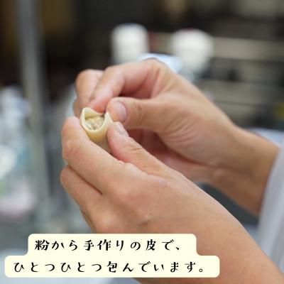 ふるさと納税 岩泉町 【岩泉黒豚 和み餃子】岩手県岩泉町産 龍泉洞黒豚使用の手包み餃子 20個 |  | 03
