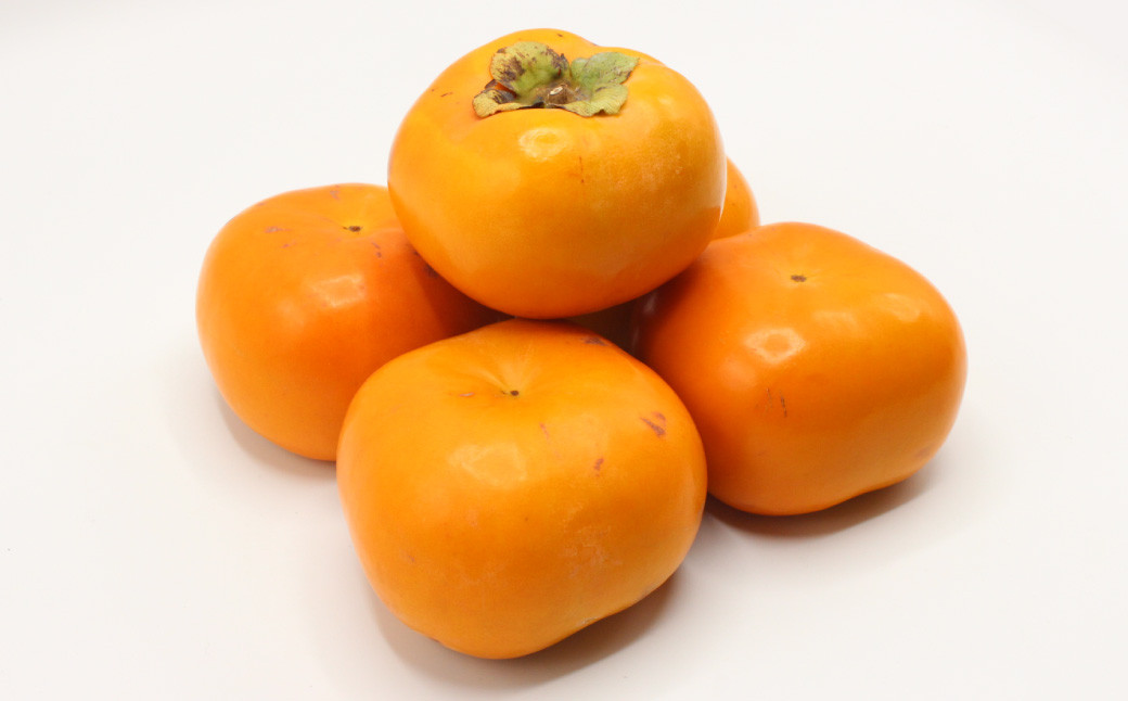福岡県ブランド柿「秋王」約1.2kg 3Lサイズ 4玉入り【2025年10月下旬～11月下旬発送予定】