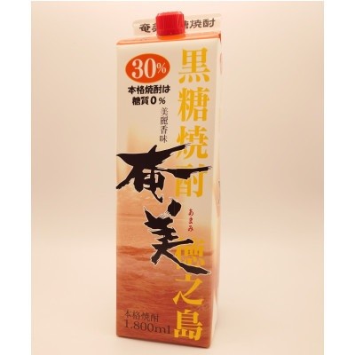 
                  黒糖焼酎　奄美　30度　1800ml紙パック2本
                