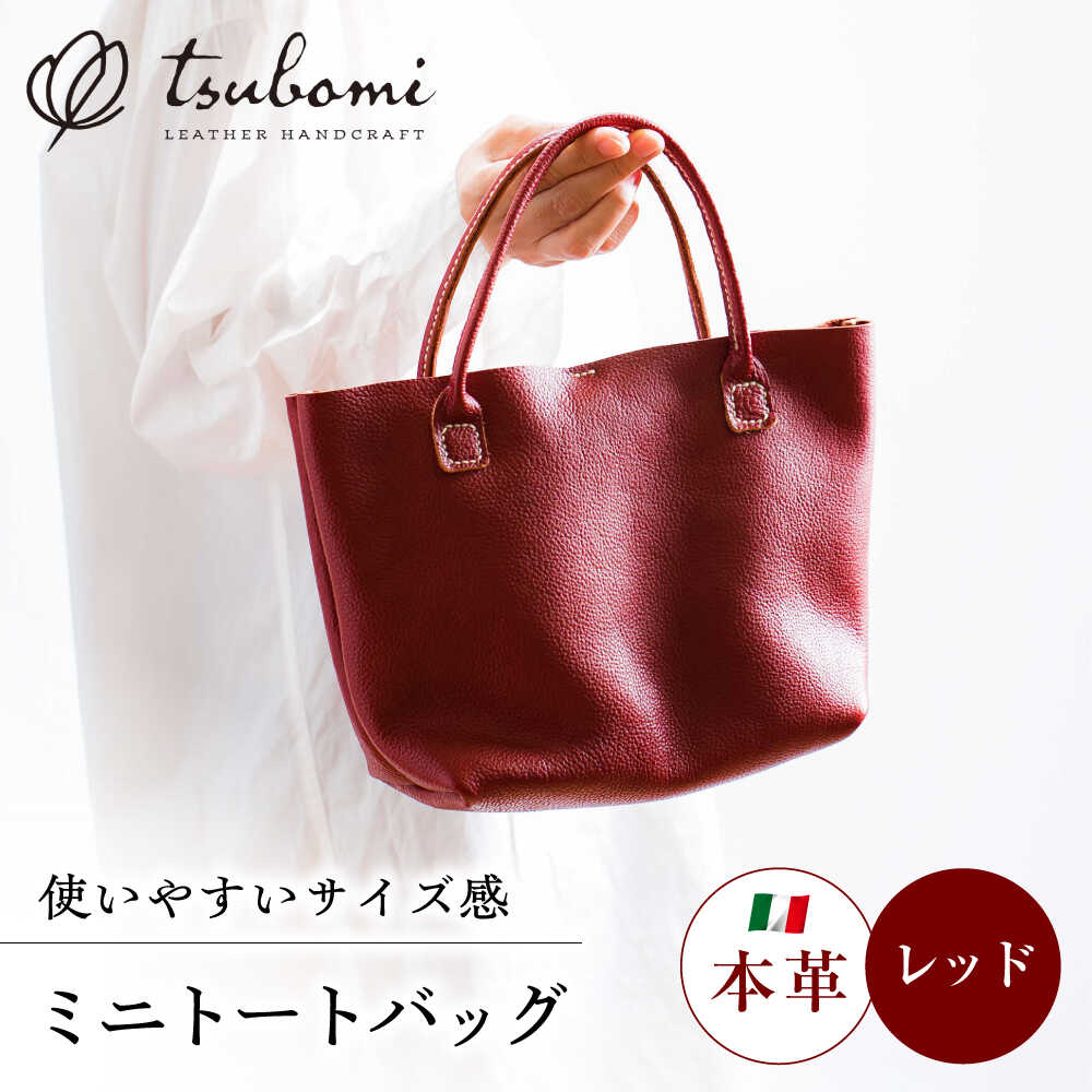 【ふるさと納税】 バッグ 総手縫いで仕立てる本革の「ミニトートバッグ」 総手縫いで仕立てる本革の「ミニトートバッグ」 レザー 革製品 トートバッグ ミニトート バッグ 鞄 かばん 革 本革 牛革 ハンドメイド 手作り 手縫い レディース 島根県雲南市/革工房s.m 蕾[AIBF024]