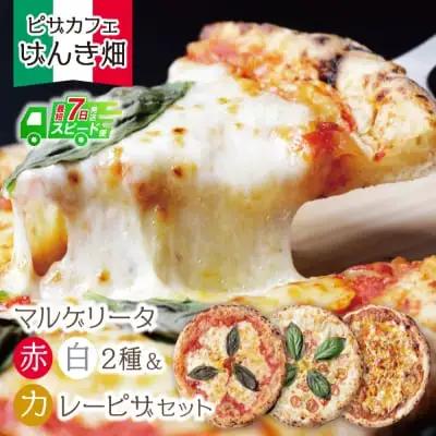 Z24-19 げんき畑 ピザ 3枚セット＜(赤・白)＆カレーピザ＞ ピザ