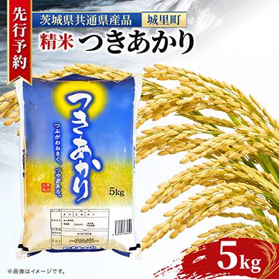 ふるさと納税 水戸市 先行予約【令和8年産】つきあかり 5kg 《8月中旬より順次発送予定》 (茨城県共通返礼品/城里町)