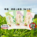 【ふるさと納税】特選　深蒸し上煎茶《匠》平箱ギフト（80g×3袋）　お茶・緑茶　お届け：～2025年4月下旬