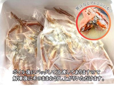 【11月～2月発送】【訳あり】新潟県村上市寝屋漁港産　セコガニ 約1kg（5～9尾入）C4088