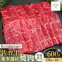 【ふるさと納税】【レビューキャンペーン実施中】【全6回定期便】佐賀牛希少部位焼肉 計3.6kg（150g×4パック×6回） / 牧場直送 精肉 ブランド牛 和牛 黒毛和牛 小分け / 佐賀県 / 有限会社佐賀セントラル牧場[41ASAA126]