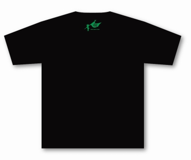 屋久島ウィルソン株ハートTシャツ (黒地／Lサイズ：男女兼用)
