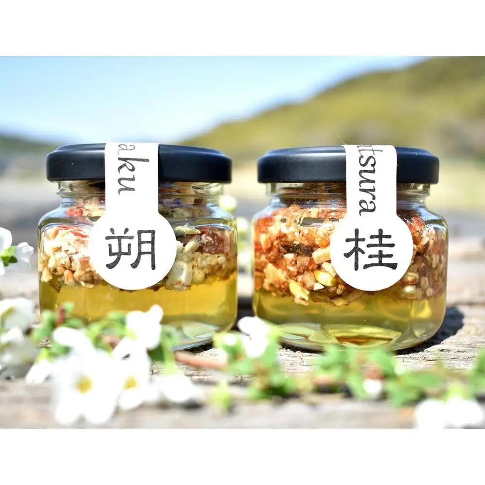 【La noix au 峠～朔と桂 】小瓶2本 柿渋塗網代箱（紀州塗）入 【SW19】