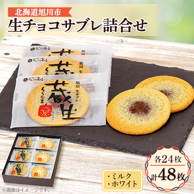 蔵生　ミルク生チョコ・ホワイト生チョコ詰め合わせ　合計48枚入_00871【1158698】