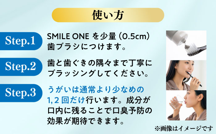 スマイルワン 歯磨剤 50g×2本 / 歯磨き粉 歯磨き 口臭予防 銀イオン ボタニカル成分 虫歯 予防 日用品 オーラルケア すっきり スッキリ さわやか 熊本県 菊陽町【株式会社 ピカッシュ】 [