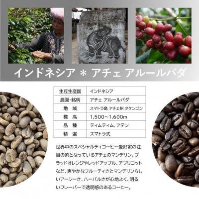 ふるさと納税 上毛町 風味際立つ手鍋焙煎コーヒー豆(アジア編) 200g×2袋 |  | 01