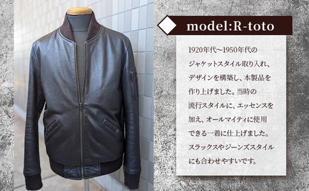 【Nappa Leather仕様】レザージャケット　[model:R-toto]　ジャケット 革 皮革 レザー 皮製品 レザー製品 シープスキン シープレザー メンズ パキスタン XXL：ブラック