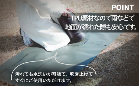 ANOBA ユーティリティーシート オリーブ(AN082) アウトドア キャンプ フェス 防災 車中泊 レジャー