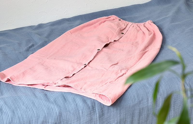 プレミアムガーゼ ラップタオル（サーモンピンク） 010B929_イメージ3