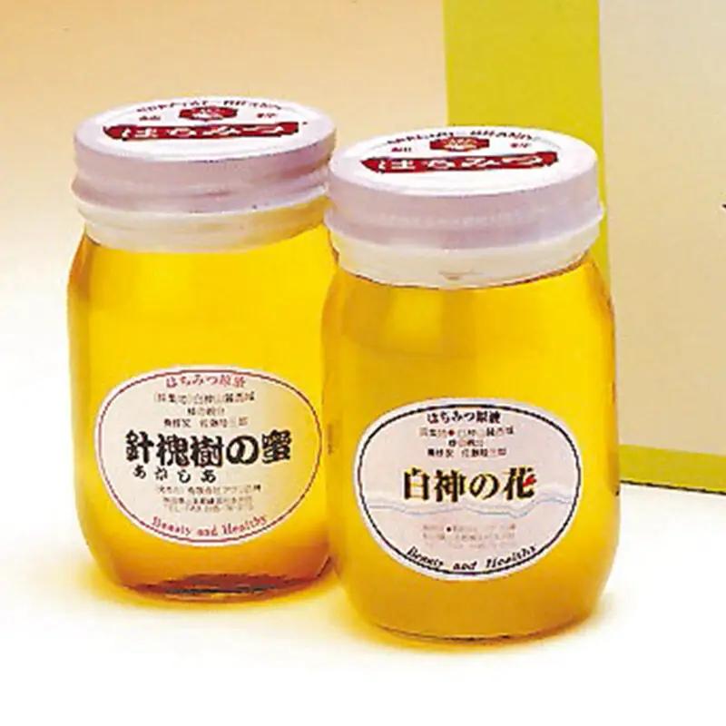 白神山地の純粋なアカシアのハチミツ「お二人様」500g×2本 計1kg 箱入り