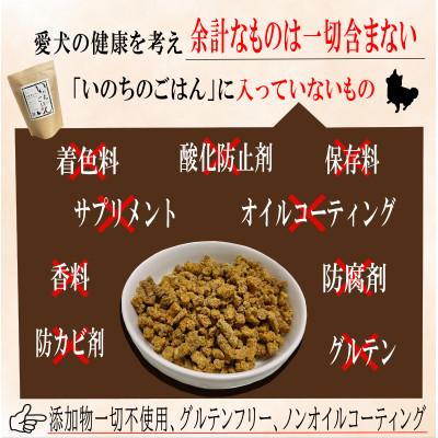 ふるさと納税 泉佐野市 国産無添加ドッグフード「いのちのごはん」　500g　099H3592 |  | 01