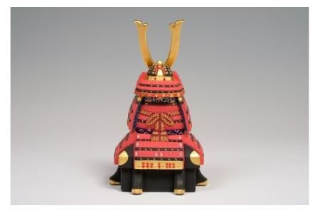 PCD-4.【端午の節句のお祝いに】奈良一刀彫　五月人形　具足　4号