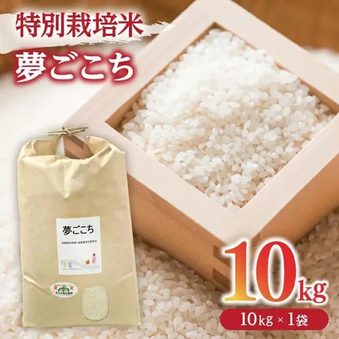精米 10kg 夢ごこち 特別栽培米 / 002312C