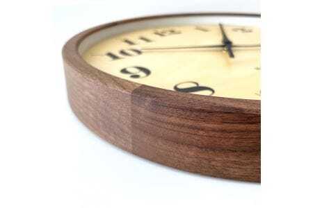 KATOMOKU Muku clock km-142　木製掛け時計