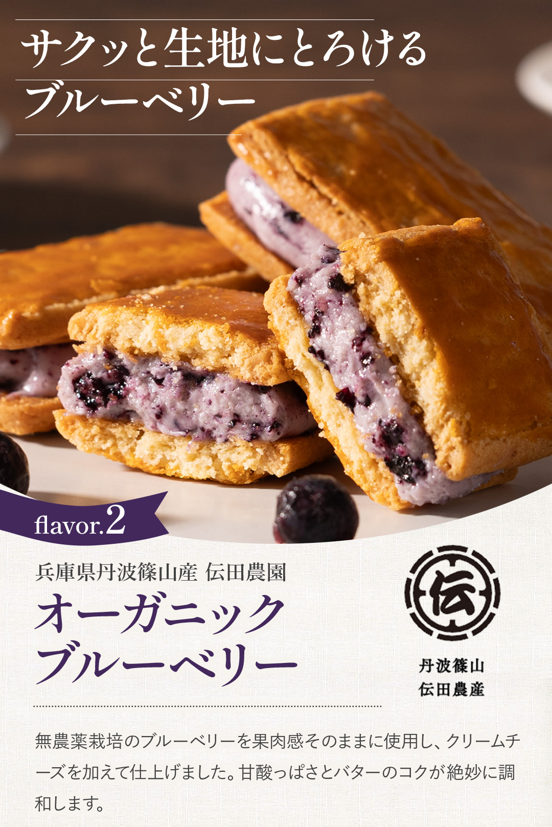 【ふるさと納税限定】【厳選素材】３種のクッキーサンド ( 甘夏 ブルーベリー バニラ ) 5個セット