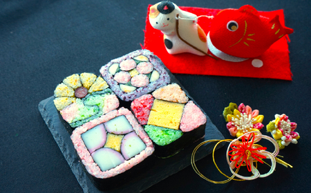 モザイク寿司アート 巻き寿司 細工寿司 