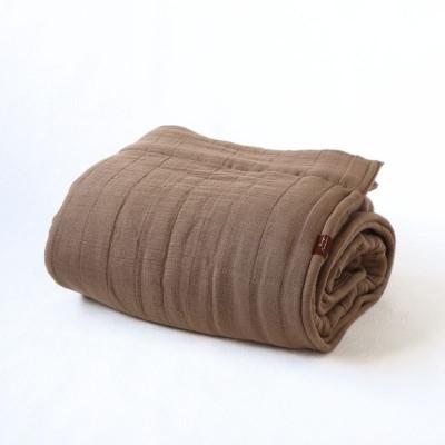 ふるさと納税 泉佐野市 癒しのとろふわ泉州南部織-toronto-/6重ガーゼシングルケット(ブラウン)099H2882 |  | 03