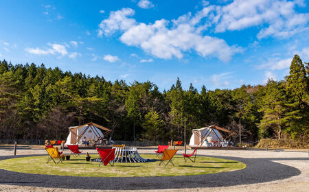 根の上アウトドアパーク恵那 保古グランピングご利用券 ＜10,000円分＞/ グランピング アウトドア キャンプ 焚き火 チケット 根の上 高原 / 恵那市 / 国民宿舎恵那山荘[AUDR001]