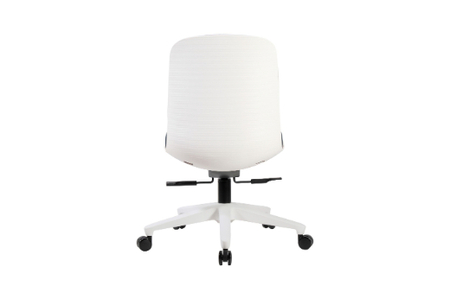 イトーキ『トルテＵ』5本脚 抵抗付ウレタン双輪キャスタータイプ フレーム：ホワイト（KJ-320CFM-W9B1F）【EI063SM】