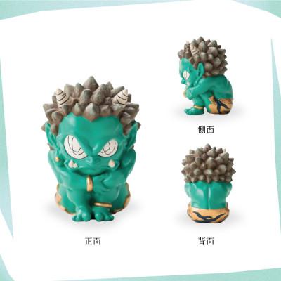 ふるさと納税 美里町 【ふるさと納税】MOMOTARO Figure 瀧下和之 氏「鬼フィギュア(緑)」 |  | 01