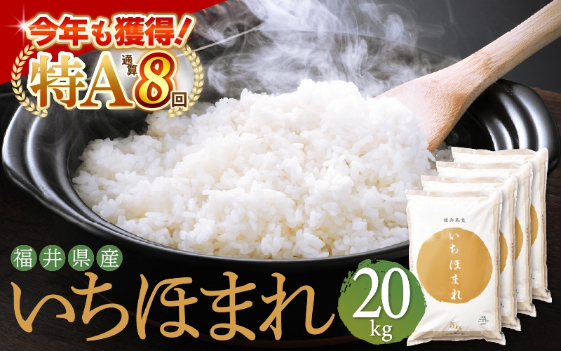 福井県産 いちほまれ 20kg