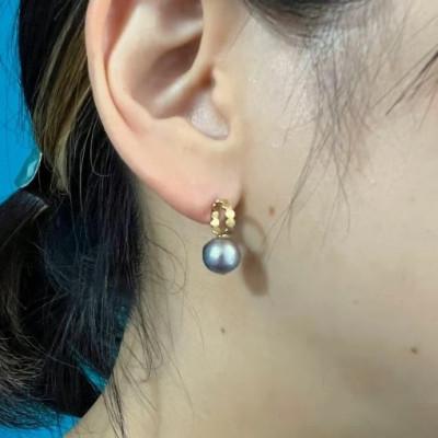 ふるさと納税 座間味村 kerama pearl × marumaru earring / K18 (両耳) |  | 03
