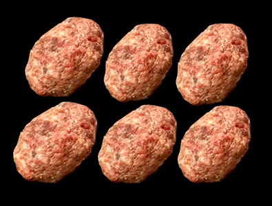 近江牛１００％　プレミアム生ハンバーグ　720g（約120g×6個）【FO18SM】