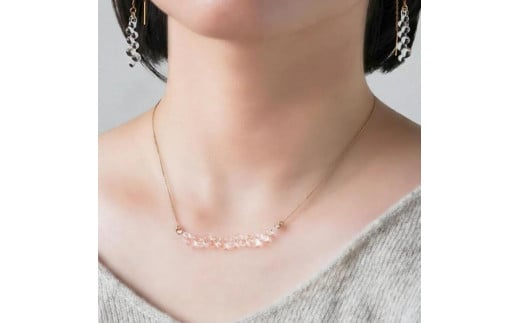 HARIO ネックレス「グロス」シリーズ［HAW-G-001N］｜耐熱 ガラス アクセサリー ハリオ ランプワークファクトリー 職人 繊細 フォーマル カジュアル きれいめ おしゃれ 20代 30代 