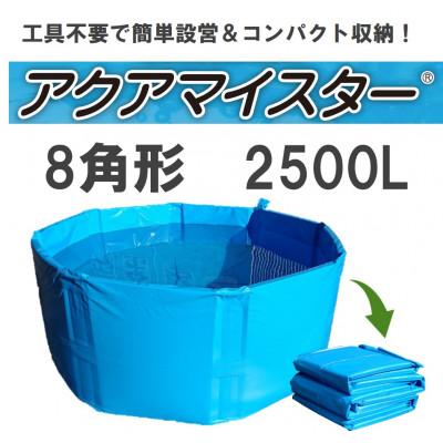 ふるさと納税 忠岡町 折り畳み簡易水槽　アクアマイスター2500L
