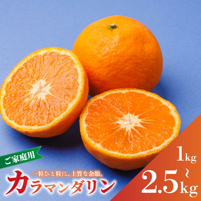 【ふるさと納税】 【2027年4月中旬から順次発送】南津海・カラマンダリン約2.5kg 大中小サイズ混合 家庭用B品合 柑橘 松山市産ミカン みかん 果物 くだもの ミカン 蜜柑 フルーツ おすすめ 小玉みかん お取り寄せみかん 期間限定 数量限定 ご当地 愛媛県 松山市