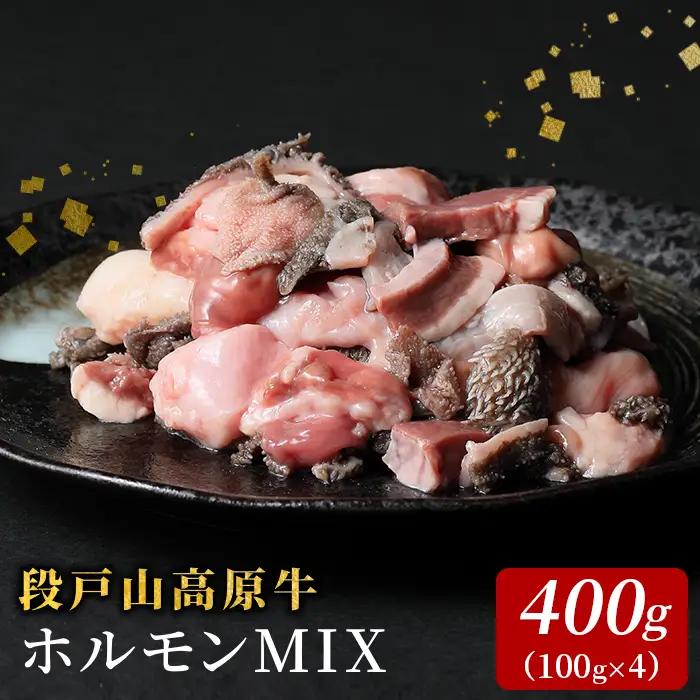 国産牛 段戸山高原牛 ホルモンMIX 400g もつ鍋 焼肉用 ホルモン ホルモン焼き もつ鍋 焼肉 BBQ キャンプ 肉 鉄板焼き -189