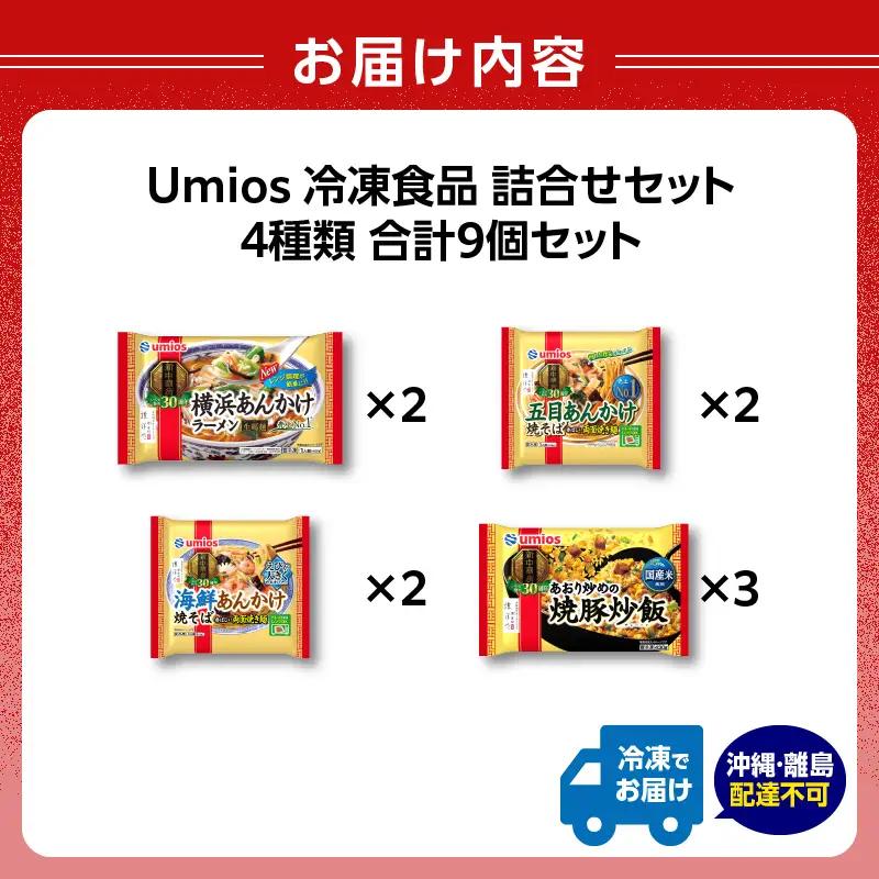 Umios 冷凍食品 詰合せセット 4種類 合計9個セット 045-005