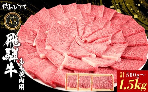 
            選べる！ 飛騨牛 もも 焼肉用 500g～1.5kg A5 A4 国産 牛 冷凍 和牛 牛肉 もも肉 モモ 焼き肉 やきにく 赤身 ギフト 贈答 おすすめ BBQ バーベキュー キャンプ にく お肉 肉 東白川村 岐阜 飛騨 霜降り 肉のひぐち
          