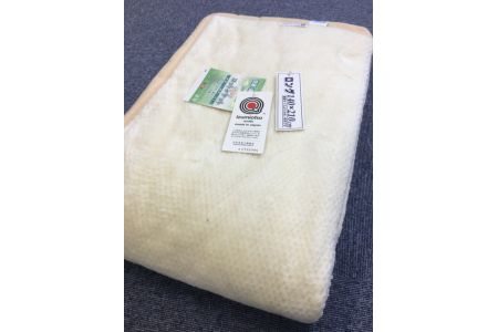 泉大津市産 マイヤー綿毛布 シングル(ロング)サイズ 無地 ベージュ 82701 BE [4638]