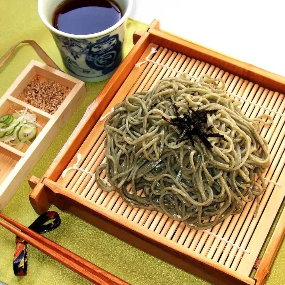 蔵のまち よもぎそば　20入　蕎麦　そば　ギフト　お土産　グルメ　【07208-0887】