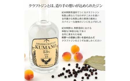 M377　にごり梅酒 熊野かすみ ２本と クラフトジン熊野