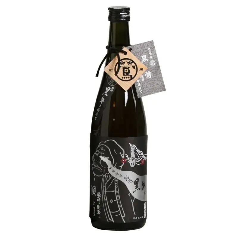純米梅酒 黒牛仕立て 720ml 13度 / 和歌山 田辺市 紀州南高梅 南高梅 梅 梅酒 ロック ソーダ割り ギフト 家飲み 酒 お酒 水割り ギフト プレゼント 富田の水 モンドセレクション ばば