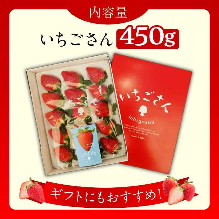 【2027年1月発送開始】いちごさん（450g×1パック） / フルーツ 苺 / JAからつ 唐津うまかもん市場 [41ABCA001]