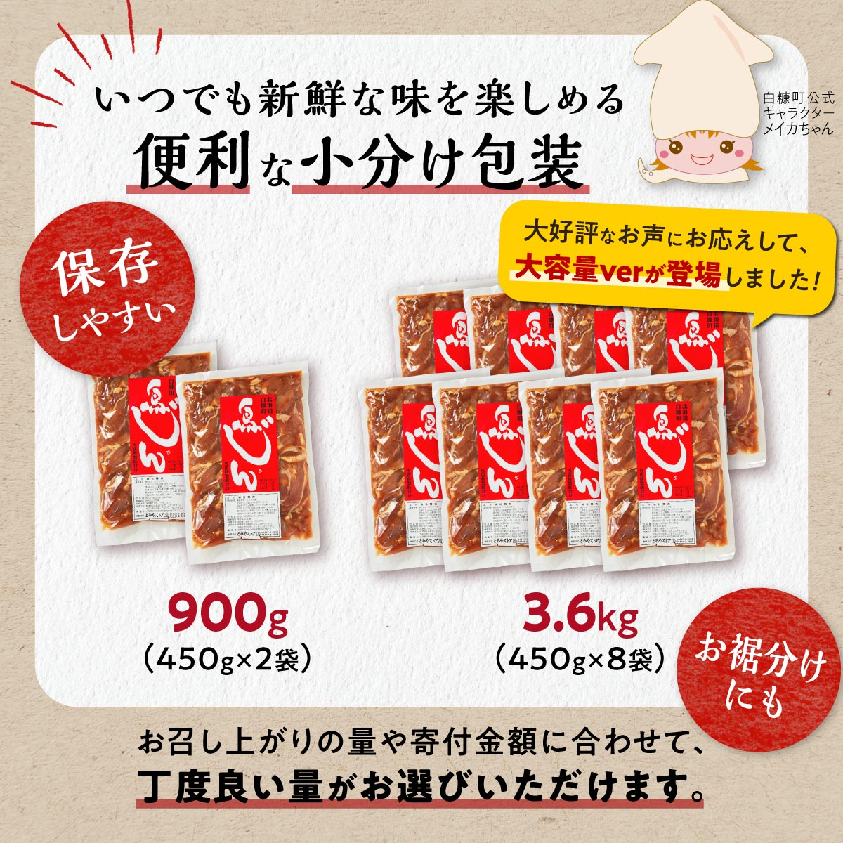 味付鶏肉（鳥じん）【450g×2／3.6kg（450g×8）】ふるさと納税 鶏肉 鳥肉 とり肉 鶏もも肉 大容量 味付き肉 焼肉 時短おかず 手軽 バーベキュー 肉 お肉 人気 北海道 白糠町_イメー
